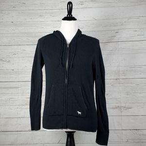 Victoria's Secret Pink hooded knit sweater
